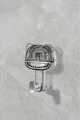 Akkoyunlu home Vantuzlu Askı Güçlü Vakum Vantuz Tipi Banyo Mutfak Duvar Askısı - 6