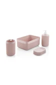VoCe Alesta 4'lü Akrilik Banyo Seti Pembe - 3
