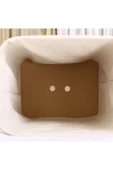 Akkoyunlu home Hasır Çamaşır Sepeti Kare Kirli Çamaşır Sepeti İpli Naturel Doğal Hasır - 4