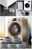 Akkoyunlu home Silikon Tabanlı Ses Ve Titreşim Azaltıcı Ayaklık Çamaşır Makinesi Ve Kurutma Makinesi Denge Kurucu - 4