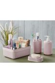 VoCe Alesta 4'lü Akrilik Banyo Seti Pembe - 1
