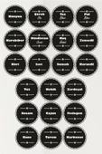 Sezka Life 12 Adet Metal Kapaklı Kavanoz Baharatlık Ve 21 Adet Baharat Etiket Seti Özel - 160ml - 4