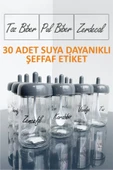 Sezka Life 12 Adet Kapağı Kendinden Kaşıklı Baharatlık Seti Ve 30 Adet Suya Dayanıklı Şeffaf Etiket-300ml - 2