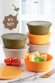 Akkoyunlu home Trio 6lı Saklama Kabı Seti Alsakl - 1