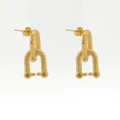 Çelik Küpe Altın Kaplama Kadın UNK-802 thumbnail 3