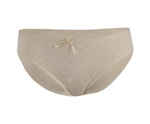 6 Adet Yıldız Bayan Kalpli Ribana Bikini Külot Slip Ten 3576 - 1