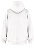 Oversize 'Love' Baskılı Kapşonlu Hoodie Sweatshirt - 2