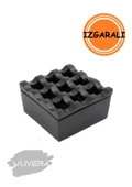 Wuvera Siyah Izgara Kül Tablası – Estetik ve Kullanışlı - 1