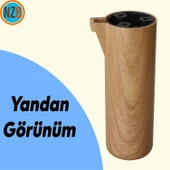 Mobilya Ayak Yükseltici Kanepe TV Ünitesi Koltuk Ayağı Baza Ayakları Açık Kübik Ceviz 18 cm 4 Adet thumbnail 6