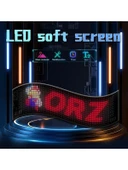 Led Matrix Panel Orta Boy Dijital Kayar Rgb Ekran Kumandalı Mobil Uygulamalı 60X12 cm - 4