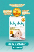 Baby&Baby Bebek Bakım Örtüsü Alt Açma Bezi 3x10 Adet - 1