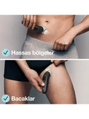 Braun 3 BG3350 3 Başlıklı Kablosuz Islak/Kuru Vücut Tüy Alma Makinesi - 5