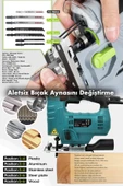 Assur 800 W Devir Ayarlı Dekupaj Testere Makinası - 4