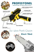 Assur 18V Çift Akülü Bıçkı Testere Dal Budama Makinesi Çantalı - 2