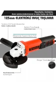 Assur 550W Avuç Taşlama Makinesi 125mm Bakır Sargılı Spiral - 2