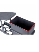 ÇÖP KOVASI 24LT ANTRASİT TELESKOPİK RAYLI - 2