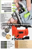 Assur 800 W Devir Ayarlı Dekupaj Testere Makinası - 3