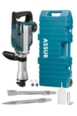 Assur Büyük Tip Kırıcı Hilti Kavrama Kollu 16 Kg 3 Metre Kablolu Çantalı 65mm - 1
