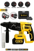 Assur 21V Kömürsüz Motor Darbeli Çift Akülü Şarjlı Kırıcı Delici Hilti 2-26mm - 1