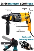 Assur 850W Metal Şanzıman Darbeli Matkap Kırıcı Delici Hilti 2-28mm - 2