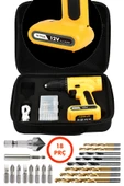 Assur 12V Type-C USB Şarjlı Akülü Vidalama Dahili Batarya Matkap - 3