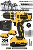 Assur 12V Çift Akülü Vidalama Metal Şanzıman Şarjlı Matkap - 1