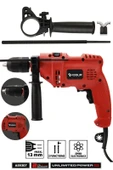 Assur 500W Darbeli Metal Şanzıman 13mm Elektrikli Matkap - 1