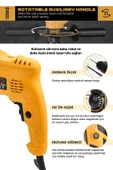 Assur 1100W Darbeli Metal Şanzıman 13mm Elektrikli Matkap - 2