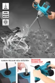 Assur Profesyonel 1800W Devir Ayarlı Elektrikli Alçı Boya Ve Harç Karıştırıcı Mikser - 4