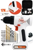 Assur 12V Type-C USB Şarjlı Akülü Vidalama Dahili Batarya Matkap - 1