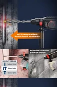 Assur Profesyonel Metal Şanzıman Kırıcı Delici Hilti Darbeli Matkap 2-28mm - 4