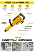 Assur 1800W Darbeli 16 Kg Kırıcı Delici Hilti - 2