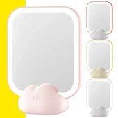 LED Işıklı Taşınabilir Makyaj Aynası - 1 Adet - 3