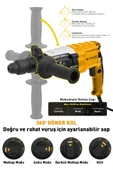 Assur Profesyonel Metal Şanzıman Kırıcı Delici Hilti Darbeli Matkap 2-28mm - 3