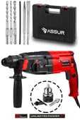 Assur 850W Metal Şanzıman Darbeli Matkap Kırıcı Delici Hilti 2-28mm - 1