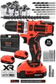 Assur 12V Çift Akü Metal Şanzıman Şarjlı Matkap Akülü Vidalama - 1