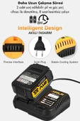 Assur 21V 2.0Ah Akülü Vidalama Darbeli Kömürsüz Motor 800Nm 10 Pilli Bijon Somun Sökme Sıkma - 2