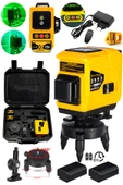 Assur Plus 360° 12 Köşe Otomatik Hizalamalı Yeşil Çizgili Su Terazili Lazer Metre Hizalama - 1