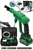 Assur 21V Kömürsüz Motor Yüksek Basınçlı Akülü Oto Araba Yıkama Makinesi Şarjlı - 1
