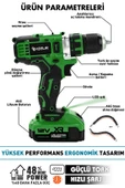 Assur Profesyonel 12V Çift Akülü Vidalama 84 Parça & 12 Köşe 360° Lazer Hizalama Set - 2