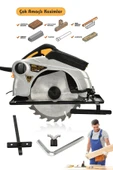 Assur 1400W Elektrikli Sunta Kesme 185 Mm Daire Testere - 3