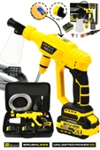 Assur 21V Kömürsüz Motor Yüksek Basınçlı Akülü Oto Araba Yıkama Makinesi Şarjlı - 1