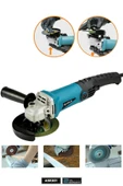 Assur 1200W Avuç Taşlama Makinesi 125mm 6 Kademeli Uzun Kuyruk - 1
