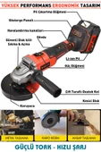 Assur 21V Çift Akülü 125mm Kömürsüz Şarjlı Taşlama - 2