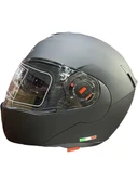FR-961 Çene Açılır Kask Mat Siyah thumbnail 2
