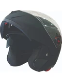 FR-961 Çene Açılır Kask Mat Siyah thumbnail 1