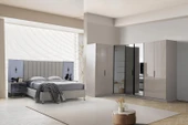 Nil %100 MDF Köşe Yatak Odası Takımı - 1