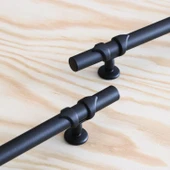 10 Adet Maça Siyah Metal Kulp 160 mm-16 cm Mobilya Çekmece Mutfak Dolabı Dolap Kulpları Kulbu Kulpu thumbnail 6