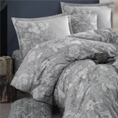 Clasy Tek Kişilik Nevresim Takımı Destin Gri thumbnail 2