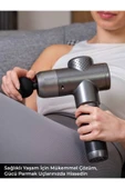 Relax Profesyonel Şarjlı 5 Başlıklı Masaj Tabancası Vurmalı Titreşim Spor Aleti - 6